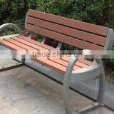 Wholesales Cast Aluminum Wooden Bench Without Backrest thumbnail-3