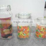 Stocked Home Items Hermetic Glass Jar With Clip Top thumbnail-1