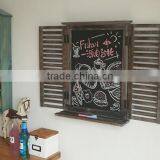 Custom Logo Low Moq Shutter Shape Wooden Window thumbnail-2