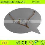 Wall Hanging Speech Bubble Wooden Message Board Chalkboard Wholesale thumbnail-2