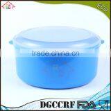 NBRSC 5 Pcs Plastic Round Food Container Set Nested Packing Set With Handle thumbnail-2