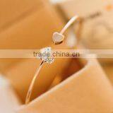 Heart Bracelet Stainless Steel Bracelet Bangle Bracelet thumbnail-6