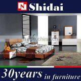 Modern Teen Bedroom Furniture / Modern Light Oak Wood Bedroom Furniture / American Style Bedroom Furniture B55 thumbnail-1
