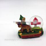 Custom Polyresin Canada Elk Souvenir Snow Globe for Sale thumbnail-2