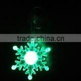 Acrylic LED RBG Flashing Snowflake With Sucker Suction Cup Ornament thumbnail-3