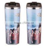 350ml/400ml/450ml Stainless Steel Inner Plastic Outer Steel Double Layer Cup thumbnail-6