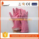 Hot Sale Pink Rubber Latex Household Gloves