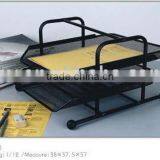 2 Layers/2 Floors Metal Mesh Document Tray thumbnail-1