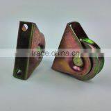 2.5 Inch Sliding Door Wheel Diameter 48mm Thickness 17mm Bearing 6201RS Groove "U" With Outer Support ITEM:518PCR thumbnail-2