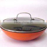 Enameled Cast Iron Wok