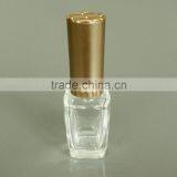 7ml Clear Glass Nail Polish Bottle With Gold Diamond Brush Cap, Wholesale Bottles of Nail Polish thumbnail-6