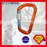 25KN D Type Mountain Climbing Aluminum Carabiner Made in Taiwan thumbnail-4