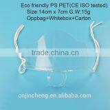 Factory Hot Sale Over Nose Sanitary Antibaterial Clear Transparent Plastic Smile Face Mask for Food Service in Restaurant thumbnail-2