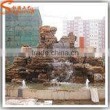 Artificial Waterfalls Fountain Outdoor Decoration Customized Fiber Glass Artificial Waterfall Fountain thumbnail-2
