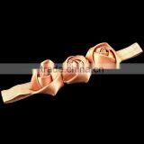 Handmade Satin Rose Flower Headband for Kids Hair Accessories thumbnail-2