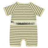 Organic Cotton New Design Striped Baby Rombers With Super Soft Cute Baby Rompers and Comfortable Romper for Babies thumbnail-2