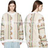 Autumn High Quality Women Jacquard Sweater Fashion Pattern thumbnail-5