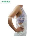 Summer Ladies White Backless Fitness Wear Tee Tank TankTops thumbnail-3