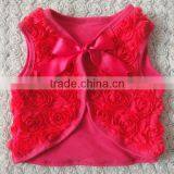 Cute Baby Rosette Shrug Petti Top in High Quality thumbnail-1