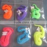 Assorted Colors Mr.Fuzzy Plush Magic Worm Twisty Trick Toys Street Wiggle Worm Toys For Kids Children thumbnail-2