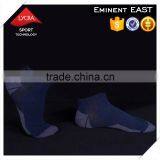 Wholesale Custom Technical Plain Knitting Lycra Silver Cotton Blend Yarn Men Sport Socks thumbnail-5