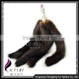 CX-R-20 2016 New Fashion Handmade Mink Tail Fur Metal Keyring thumbnail-4