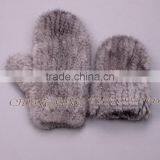 CX-A-60H Wholesale New Fashion Mittens Real Mink Fur Woman Fur Gloves thumbnail-3