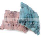 CX-D-17A Decorative Pillow, Sofa Cushion Rabbit Fur Pillow Case Custom thumbnail-6