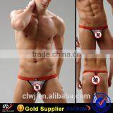 Last Thong Wholesale Cheaphight Quality New Design Men's Sexy Underwear Sex Thong4006-DK thumbnail-1