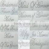 Custom Wedding Words Hot Fix Rhinestone for Clothing thumbnail-1