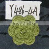 Crochet Flower Applique for Kid's Garments