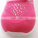 Cotton Fabric Lining Material White Outsole Pink Running Shoes Women thumbnail-4