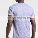 MGOO Top Selling Men's Half Sleeve T Shirt Button Down Plain Slim Fit T Shirt thumbnail-2