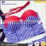 2017 Fashion Unique Stripe Design Swimsuit Women Swiming Suit thumbnail-1