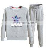 customized cheap good quality CVC 60/40 fleece winter jogging sport unisex for men