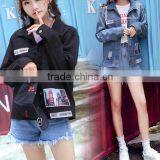 Zm35759a New Style Winter Autumn Short Denim Jacket Coat for Women thumbnail-3