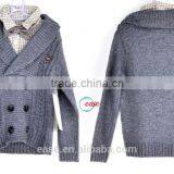 Boy Collar Neck Button up Sweater thumbnail-1