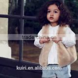 Girl Winter White Faux Fur Clothes 2016 New Brand Girls Fur Vest Waistcoat Comfortable Toddler Baby Kids Fur Vests Coat Clothes