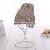 TOP Selling Solid Color Wool Gorro Fashion Winter Warm Women Knitted Beanie Female Thicken Casual Knitted Hat thumbnail-4