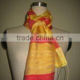 Raw Silk Scarf