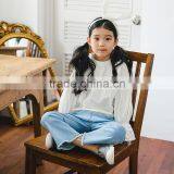 S17593A Autumn White Ruffle Long Sleeve Girls Tops And Blouses thumbnail-2