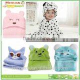 New Arrival Style Warm Cheap Hood Animal Shark Cute Coral Fleece Baby Bathrobe/baby Hooded Bath Towel/cute thumbnail-5