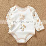 New Spring Baby Infants Romper Set Long Sleeves Unisex Cotton Onesie Jumpsuit thumbnail-3