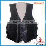 2015 Cowboy Biker Leather Vest for Men thumbnail-1