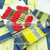Wholesale Cross Stitch Cotton Thread Similar DMC Thread Floss Skein Cotton 1box = 12 Pieces thumbnail-4
