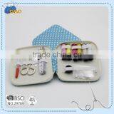 D&D Needlework Materials Blue Fabric Zipper Pouch Sewing Kit Set With Sewing Accessories Promotional Gift thumbnail-1