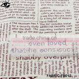 News Paper Printing Canvas Fabric Cotton/Linen Fabric Zakka Household Textile Cloth thumbnail-2