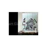 Transparent Decorative Glass Wall Panels With 13mm For Commercial , 3600mm*2400mm thumbnail-1