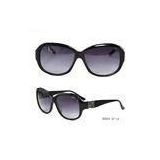 Black Acetate Frame Sunglasses For Men With Cr-39 Lens , Full Rim