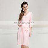 Qianxiu Low MOQ Nightgown Lace Sexy Lounge Wear thumbnail-3